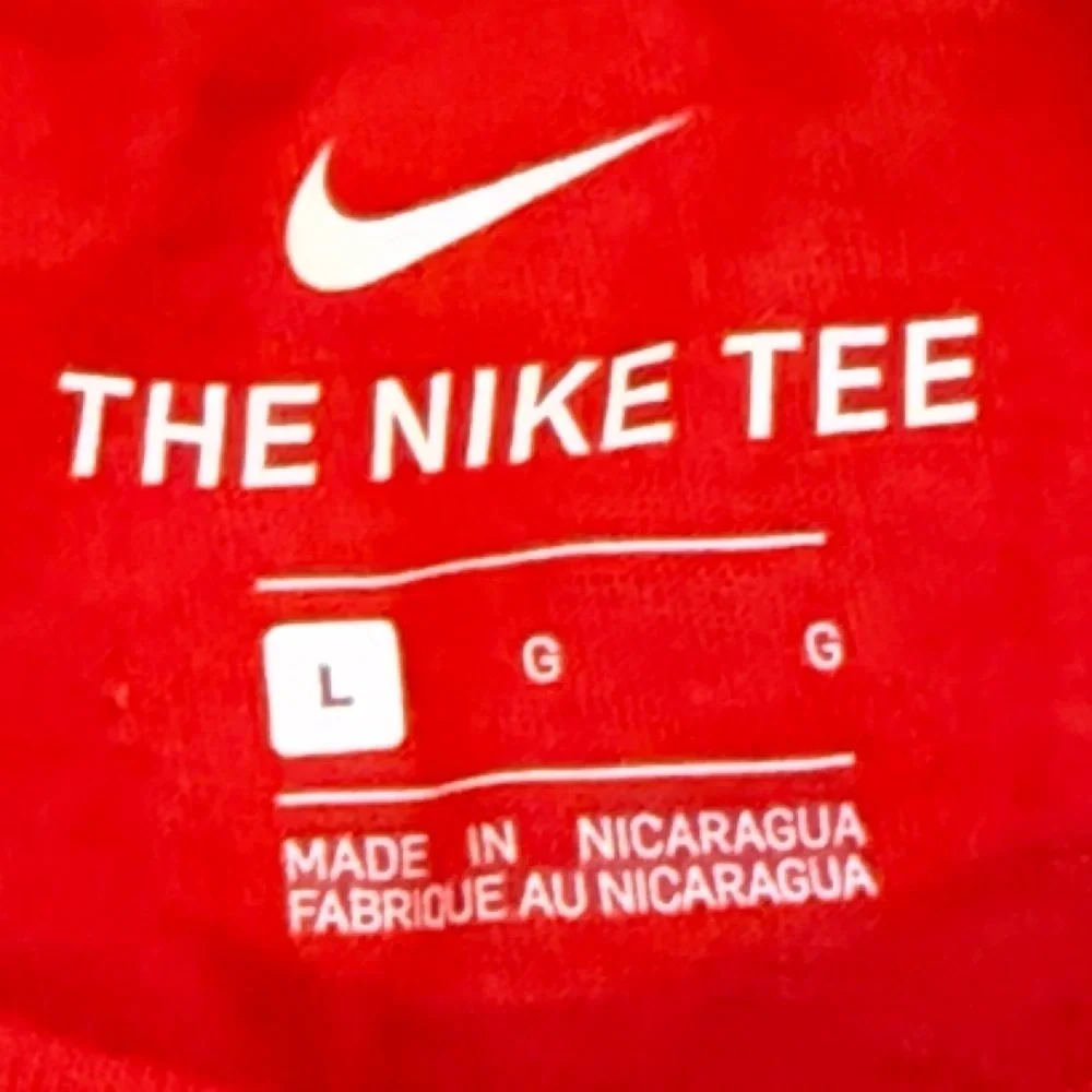 New England Patriots The Nike Tee Tshirt Size Large Red EUC